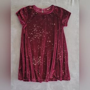 Baby Girls Red Velvet Dress Size 2T/3T